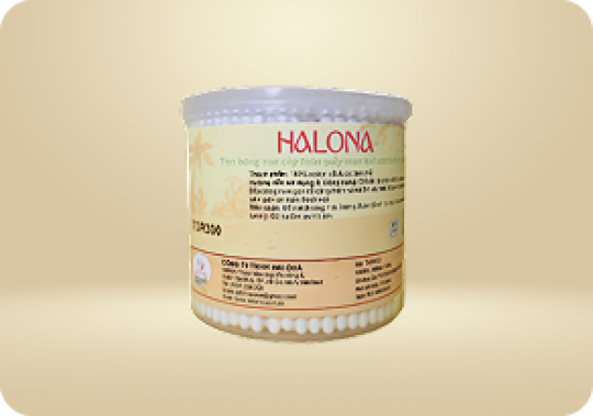 Tăm bông ráy tai thân giấy hộp tròn lớn - 295 que