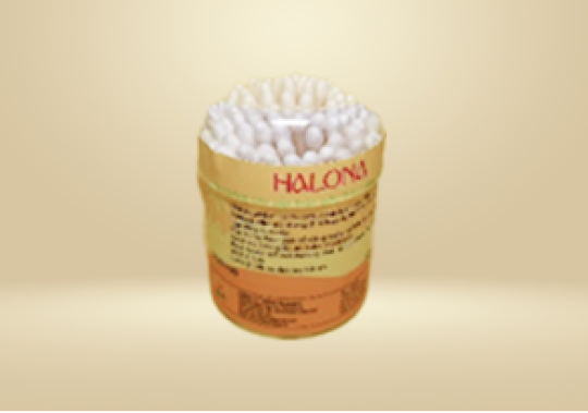 Tăm bông ráy tai thân giấy hộp tròn nhỏ  - 62gr